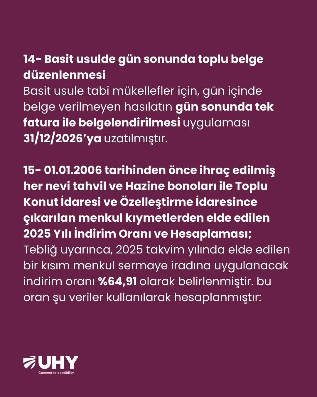 2026 yılında uygulanacak had ve tutarlar yeniden belirlendi. - Görsel 7