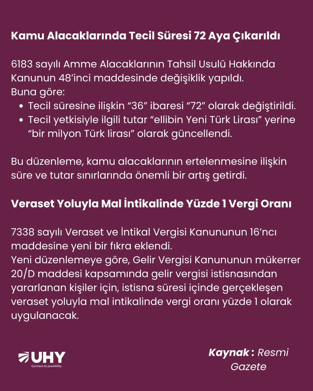 7582 sayılı Bazı Kanunlarda Değişiklik Yapılmasına Dair Kanun Resmi Gazetede yayımlandı. - Görsel 2