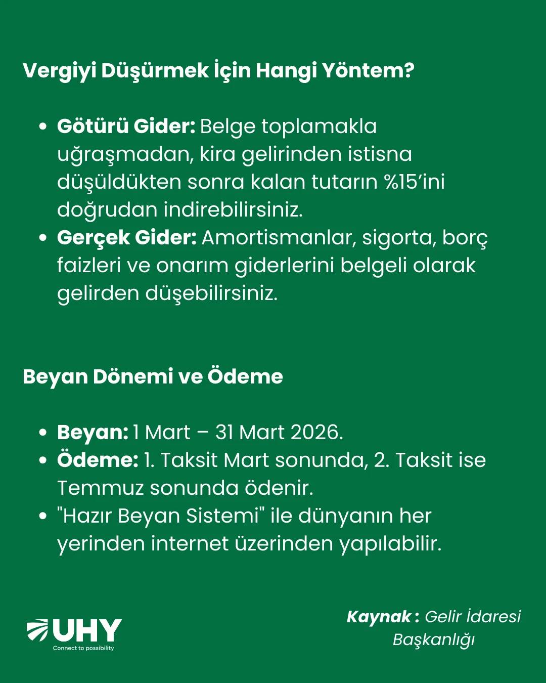Yurt dışında yaşıyor ve Türkiye'deki mülkünüzden kira geliri mi elde ediyorsunuz? - Görsel 3